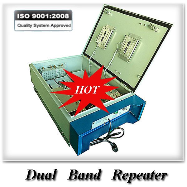 10W 40dBm BTS 900/2100 Dual Band GSM/UMTS Booster Outdoor Repeater Kingtone Wireless 2G 3G 4G Signal Industrial Amplifier